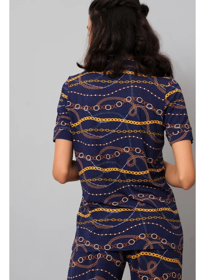 NeceSera Linked Chains Top