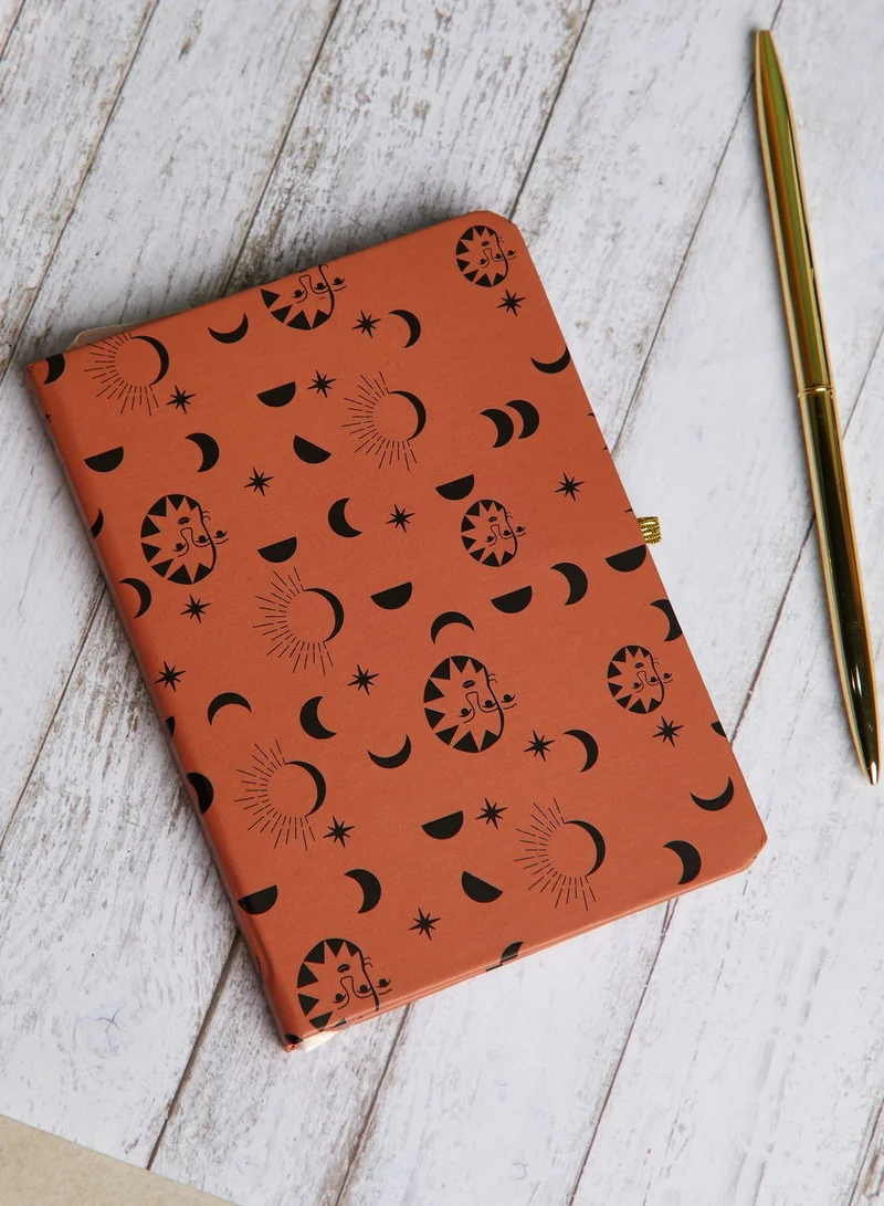 Back to school kit A6 Notebook Pen - Sun & Moon