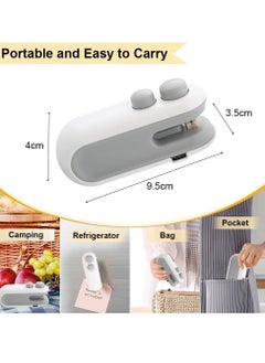 Spaceshoop Mini Bag Sealer, Portable Rechargeable Heat Sealer with Type-C, Handheld Food Storage Sealing Machine for Snacks  - Image 2