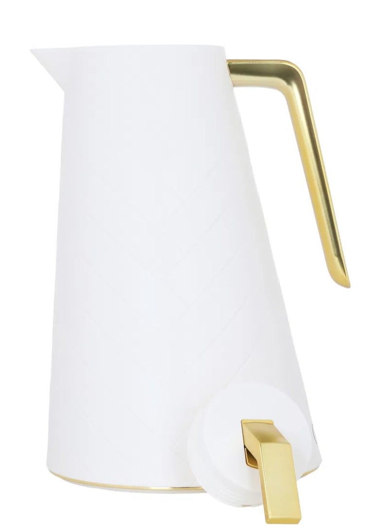 السيف غاليري ترمس جلوري، 1.5 لتر، حافظة داخلية زجاج، هيكل خارجي بلاستيك - بيج - Image 3