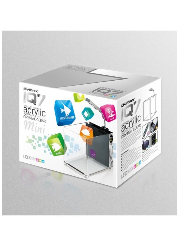 Dymax IQ7 Mini Acrylic Aquarium – Blue