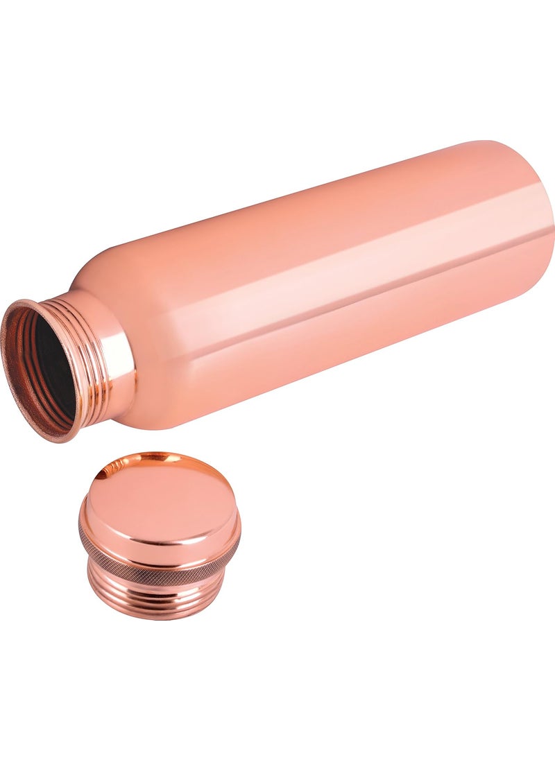 smart serve Smartserve Ideal Copper Water Bottle Leak proof 1L Set of 1  - Image 3