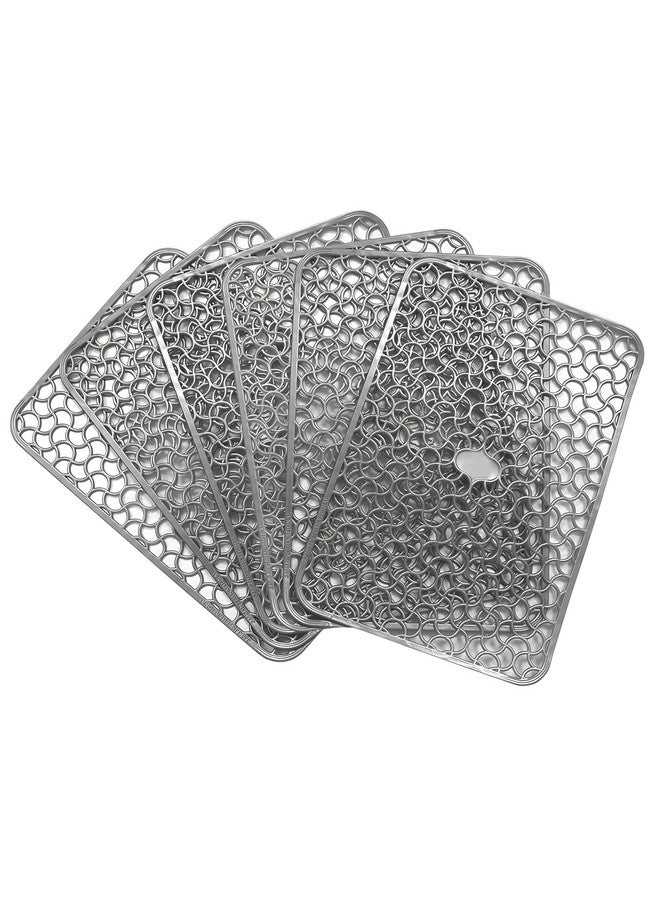 Kuber Industries Solid Thick Polyvinyl Chloride 6 Piece Refrigerator Drawer Mat Set|Waterproof Non-Slip Mats|Washable Mats Covers Pads (Grey) - Image 1