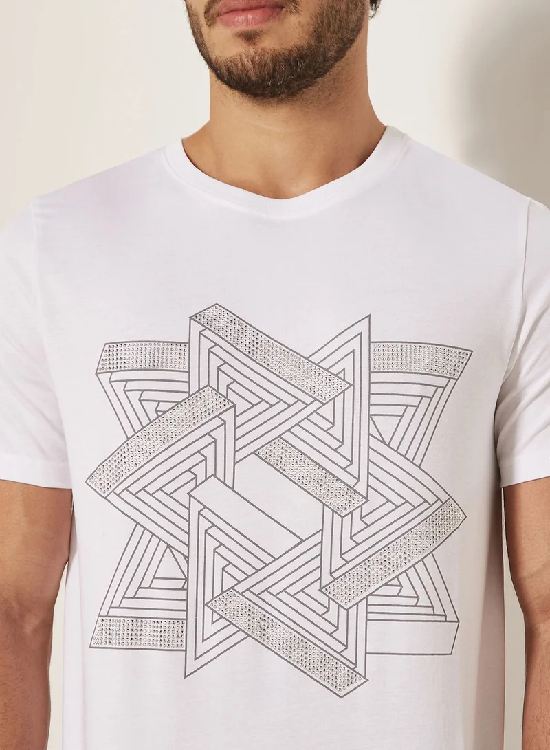 Iconic Graphic Crew Neck T-Shirt