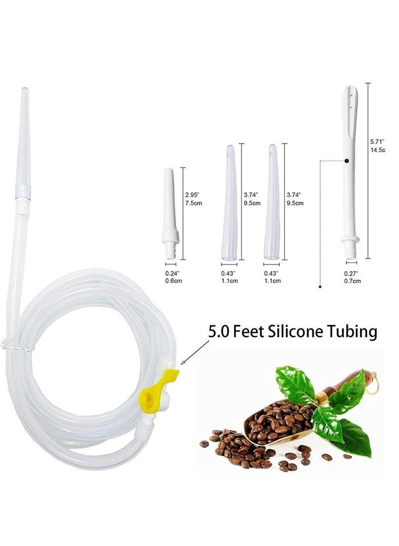 Colon Cleansing Enema Bag Kit - Portable and Reusable Travel-Friendly Blue