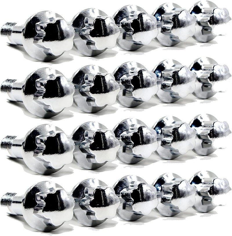 Veritek Performance Chrome Wheel Lug Bolts Set - Image 1