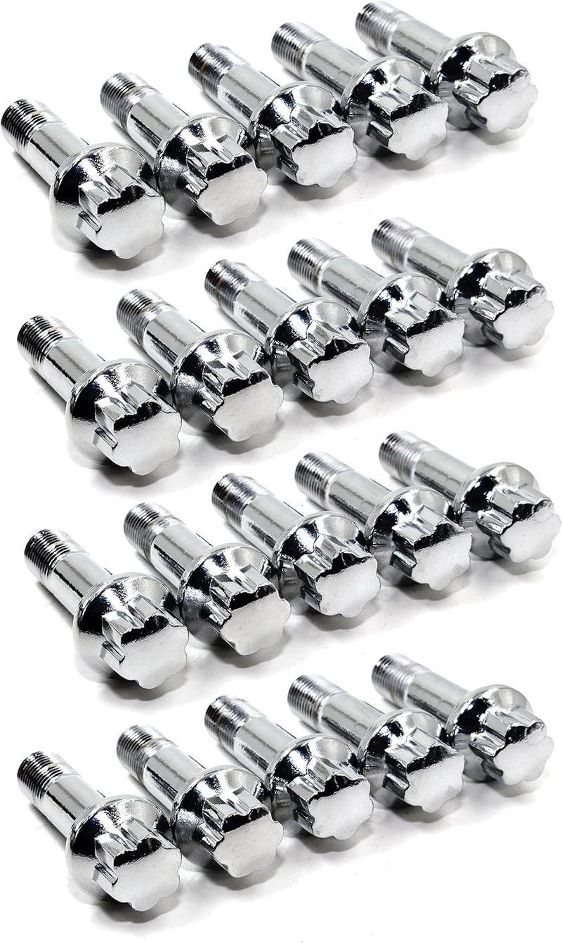 Veritek Performance Chrome Wheel Lug Bolts Set - Image 2