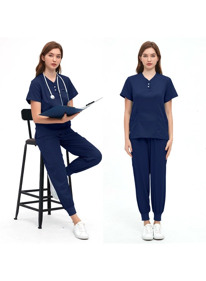 NIBEMINENT Doctor Nurse Scrub Set Medical Uniforms Women Jogger Set Hospital Accessories Operating Room Surgical Uniform Workwear - Image 1
