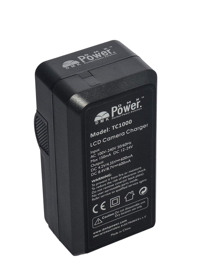 DMK Power NP-BN1 TC1000 LCD Battery Charger For Sony DSC TX7 TX9 TX99 W370 W380 W390 WX7 - Image 2