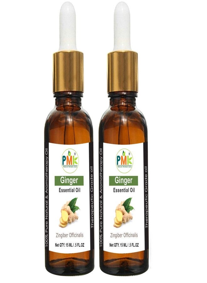 PMK Pure Natural Ginger Essential Oil (15ML Pack of 2) - Image 2