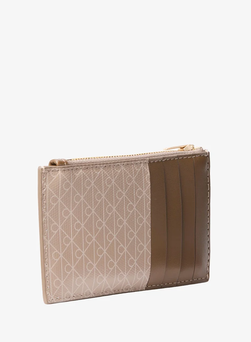 CALVIN KLEIN Emblem Top Zip Cardcase