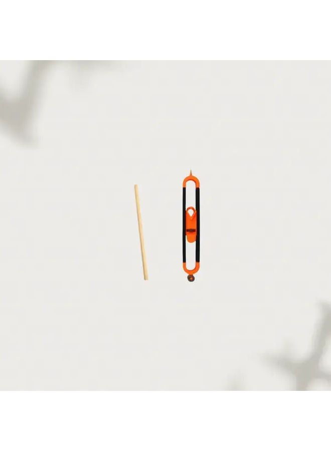 Orange Contour Gauge with Carpenter Pencil Woodworking Template Making Tool - Image 1