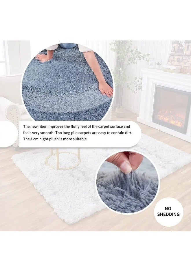 Generic - Soft Area Rug, Tie-Dyed Rugs Floor Mat Modern Luxury Rectangle Carpet Ultra Soft Comfy Modern Home Decor for Kidsroom,Non Slip Rectangular Mat (Rainbow) - Image 1