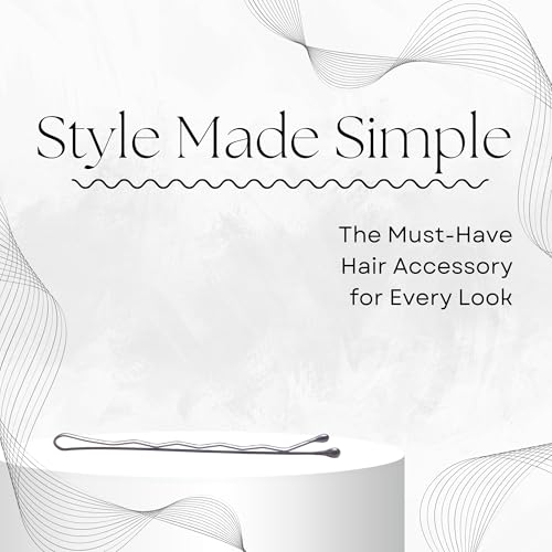 Sta-Rite Bobby Pins, Hair Clips, Women Hair Accessories - 60 Count Hair Pins, Silver - Image 3