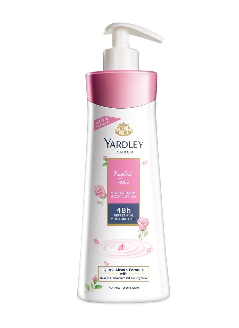 Yardley Yardley London English Rose Moisturising Hand and Body Lotion 350ml+50ml  - Image 1