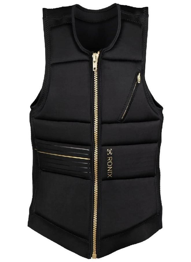 RONIX Ronix Rise Women's CE Approved Impact Vest, Black / Gold, X-Small  - Image 3