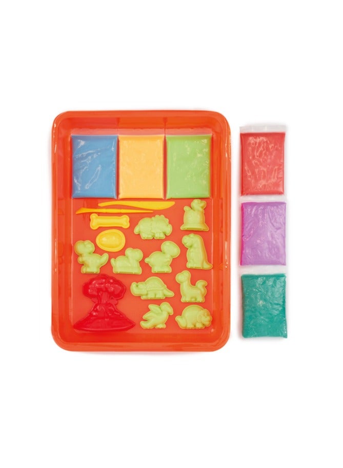 Addo Sandsational Jurassic Classic 600g | Dinosaur | Sand Creation | Super-soft Sand | Modelling Sand |  Creative Fun Ideas | Develops Sensory Skills | Entertaining Toy | Stress Relief Toys for Kids - Image 2