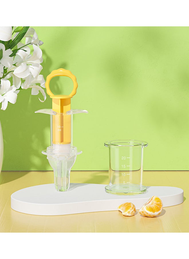 kiddoz Baby Syringe Liquid Feeder - Yellow  - Image 1