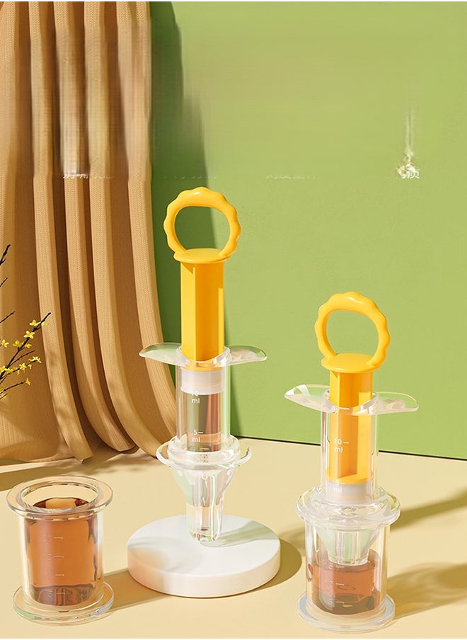 kiddoz Baby Syringe Liquid Feeder - Yellow  - Image 2