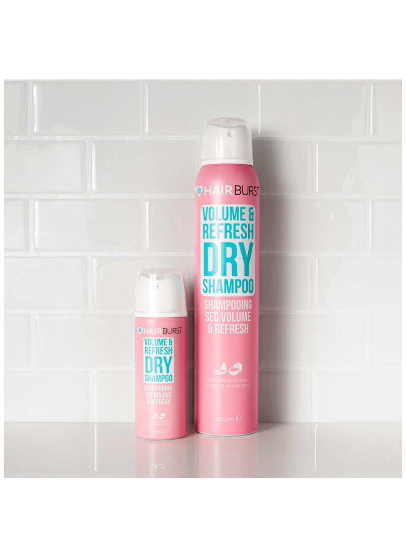 HAIR BURST - Volume & Refresh Dry Shampoo — No White Residue, Revitalising Hair with Added Texture & Root Lift, Absorbs Excess Oils, Enriched with Hydrolysing Wheat Protein & Panthenol - Image 1
