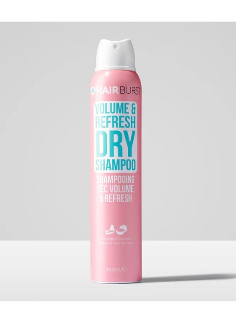 Volume & Refresh Dry Shampoo — No White Residue, Revitalising Hair with Added Texture & Root Lift, Absorbs Excess Oils, Enriched with Hydrolysing Wheat Protein & Panthenol