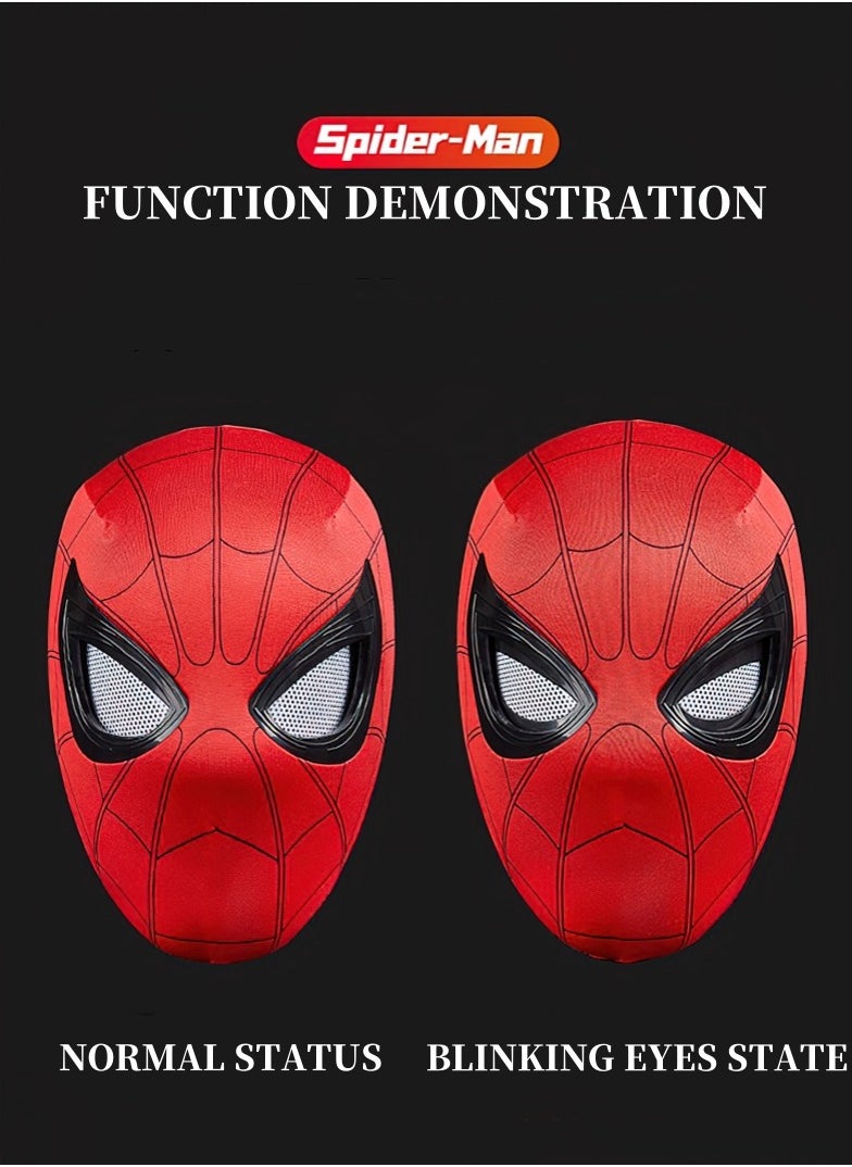 Goldfish Blinking Spider-Man Mask Children's Adult Universal Superhero Spider-Man Helmet Mask  - Image 3