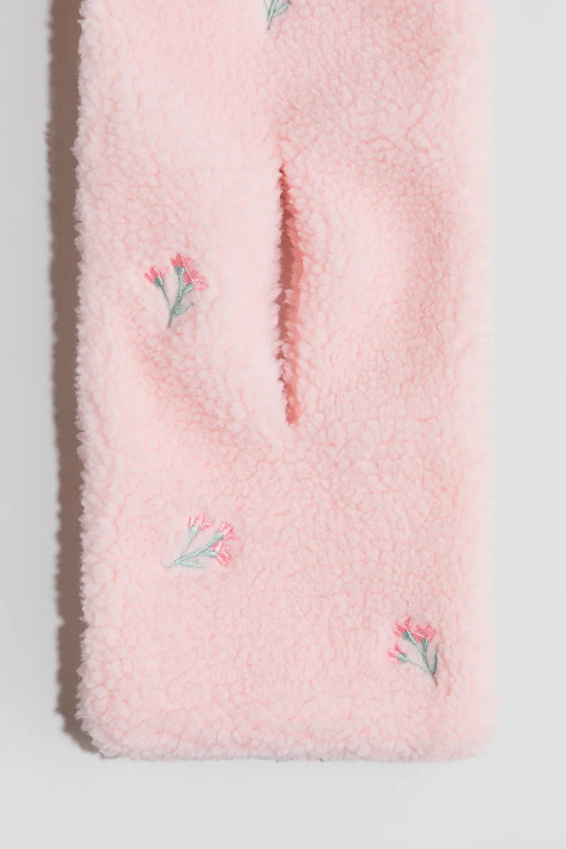 H&M Embroidery-detail keyhole scarf