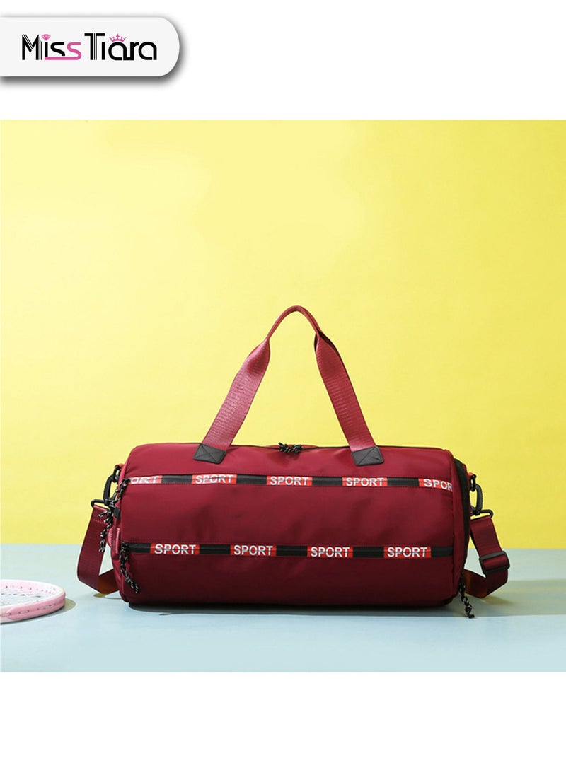 MissTiara - Sports Gym Bag Travel Bags with Dry Wet Pocket and Shoe Compartment - Image 1