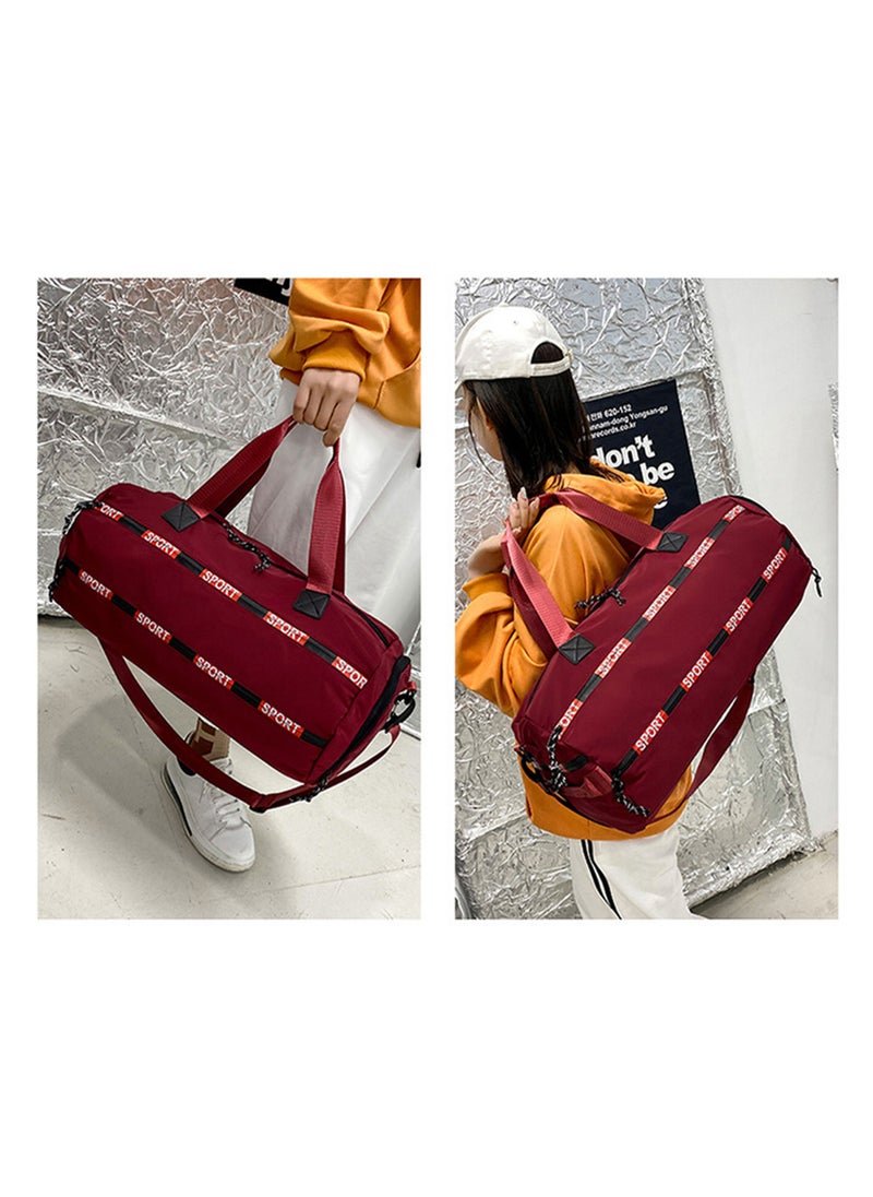 MissTiara - Sports Gym Bag Travel Bags with Dry Wet Pocket and Shoe Compartment - Image 1