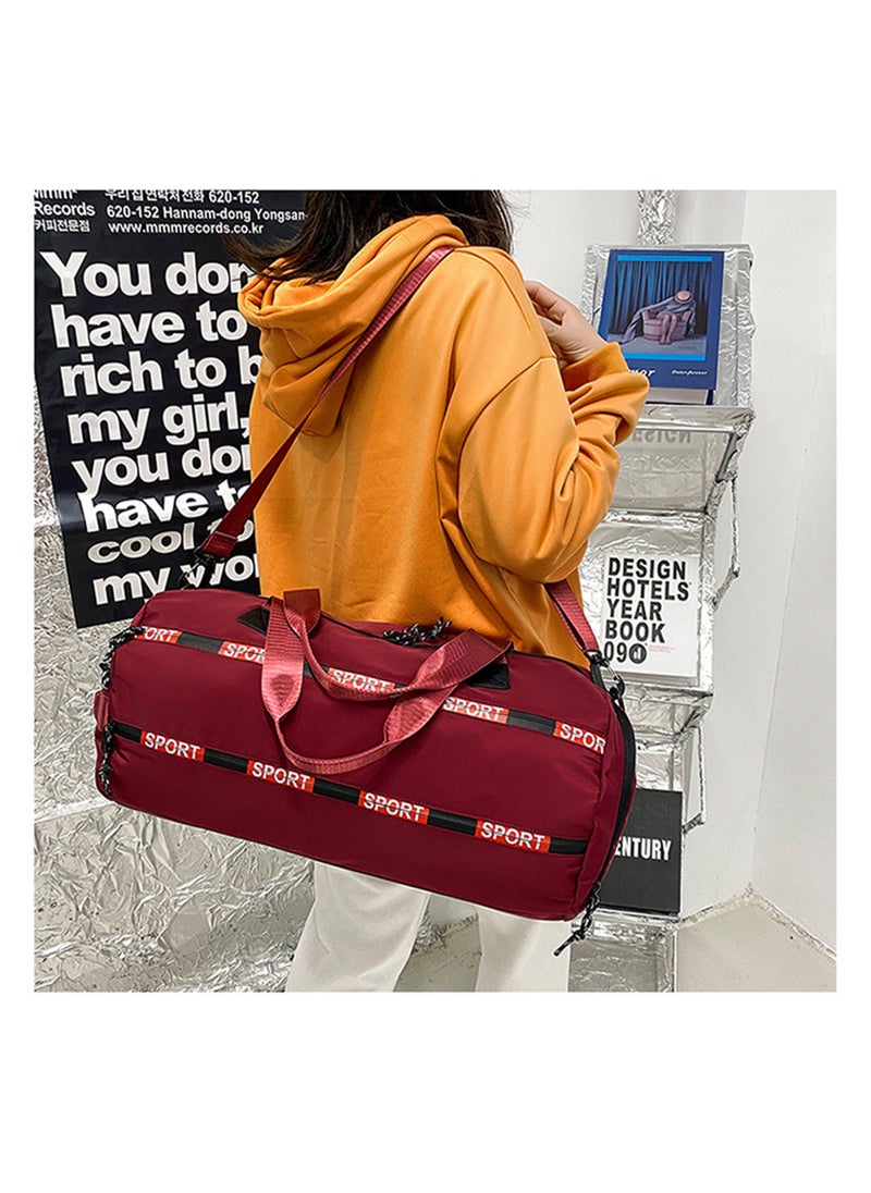 MissTiara - Sports Gym Bag Travel Bags with Dry Wet Pocket and Shoe Compartment - Image 1