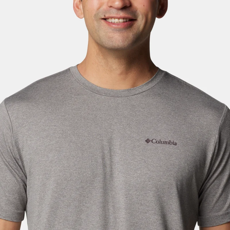 Columbia Grey Men's Kwick Hike Graphic T-Shirt for Men | Best Price UAE