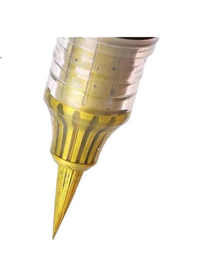 Pentel Scientific Brush Pen, Chinese-Style Calligraphy And Painting, Push-Button Ink Release Soft Brush, Gfh-X Gold Single Pen - Image 2