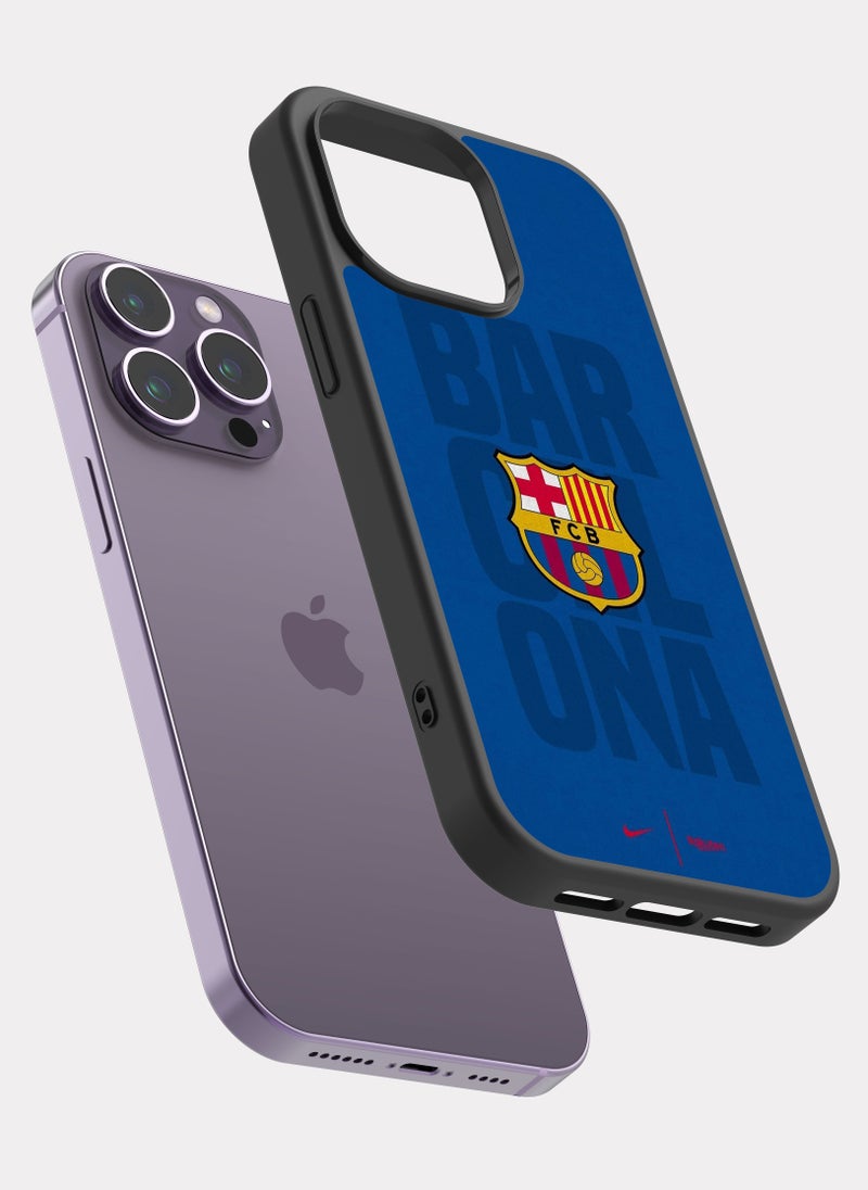 PXLAAT iPhone 14 Pro Max case cover Barcelona FC