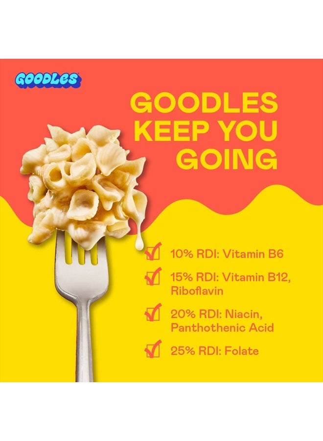 Goodles Shella Good Aged White Cheddar and Shells Pasta - Nutrient Packed with Real Cheese, Fiber, Protein, Prebiotics, Plants, & Vegetables | Non-GMO, Organic Ingredients [Shella Good, 6 oz. 1 Pack]  - Image 4