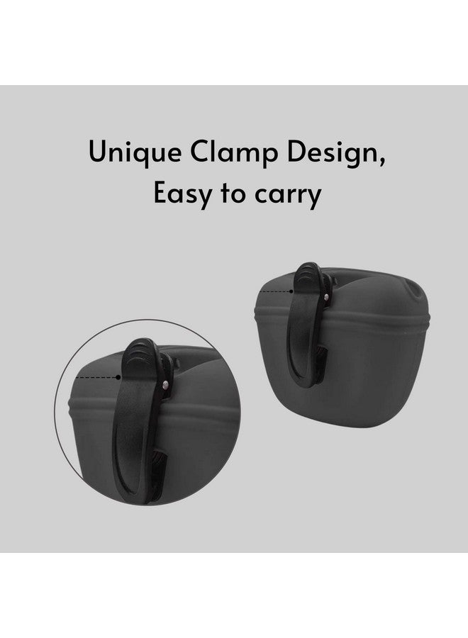 Travel Combo Of (Food Clutch Bag + Poop Bag With Holder + Foldable Bowl - 350Ml) Small To Medium Dogs | Travel/Training Essential For Dogs And Puppies - Image 5
