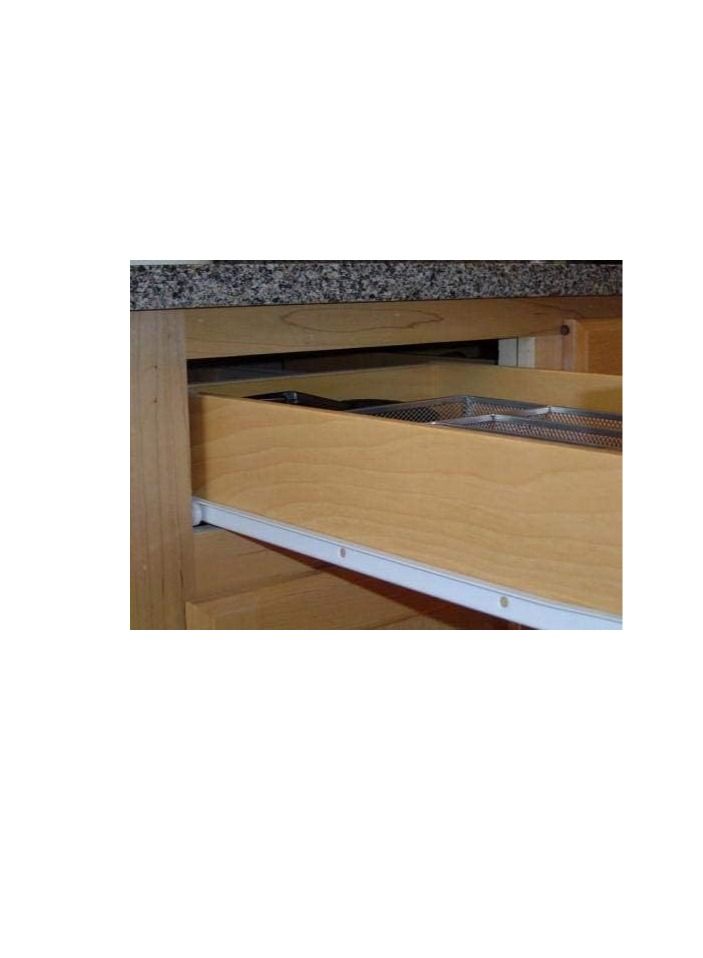 ABBASALI Cabinet Rails Drawer Track Slides For Computer Table Clothing Cabinets With Wheels - Image 4