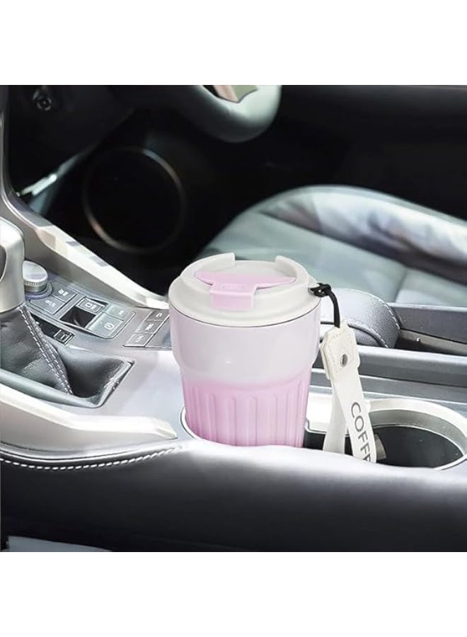 UShop U-Shop Insulated Coffee Bottle with Leak-Proof Lid, Reusable Travel Cups, Double-Walled Stainless Steel Mug for Hot and Cold Drinks - 580ml - Image 5