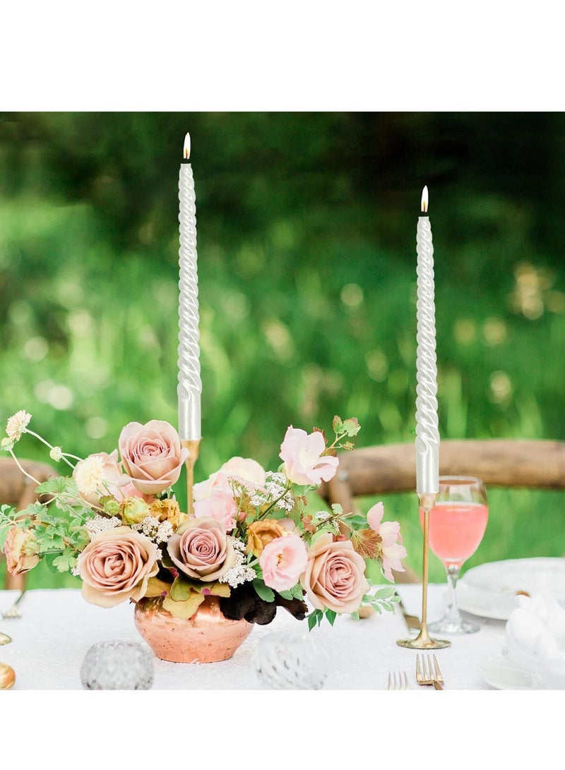 general Thread Style Home Decoration Candles Set White - Image 3