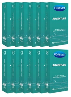 Forever Pack Of 12 Boxes  120 PC ADVENTURE CONDOM 