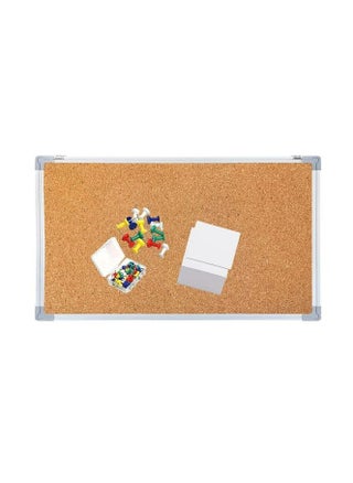 Generic Cork board 90*120 cm with metal frame bundled with push pins and white soap paper - pzsku/ZAE1CC2CB3E13B7DA10D6Z/45/_/1740231336/00c9bff1-8afe-452b-bd7c-1bf2e0c14c3b