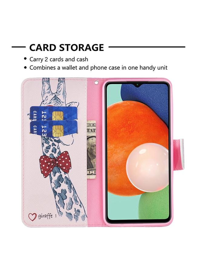 erorex Case For Samsung Galaxy A13 4G Colored Drawing Pattern Leather Phone Case - Image 5