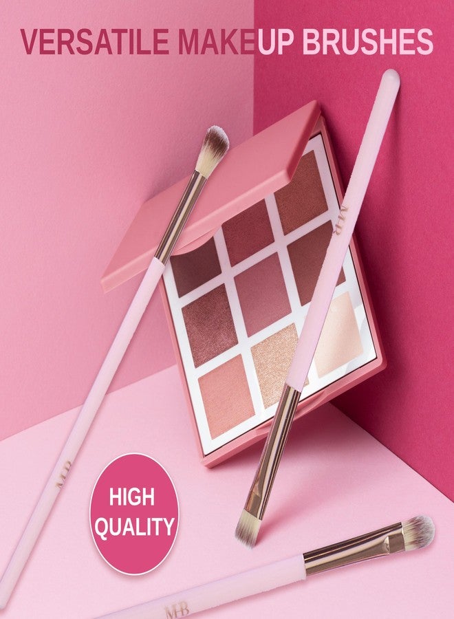 Expressions 14pc Ultimate Beauty Brush Collection -Full Makeup Brush, Eyelash Curler, Tweezer and Sponge Set for Flawless Results | Professional Cosmetic Brushes (ROSE GOLD) - Image 3