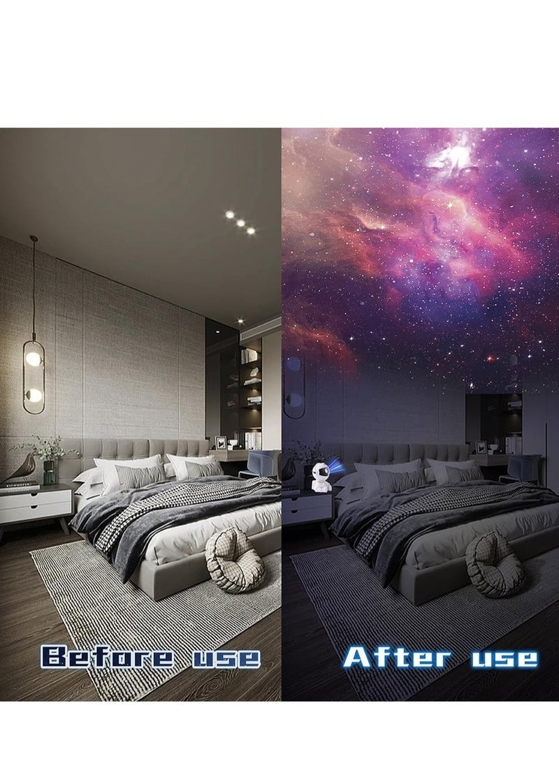 ELTRAZONE Star Projector Night Light with Timer, Remote Control and 360°Adjustable Design, Astronaut Nebula Galaxy Night Light Projector for Children Adults Baby Bedroom, Party Room and Game Room - Image 2