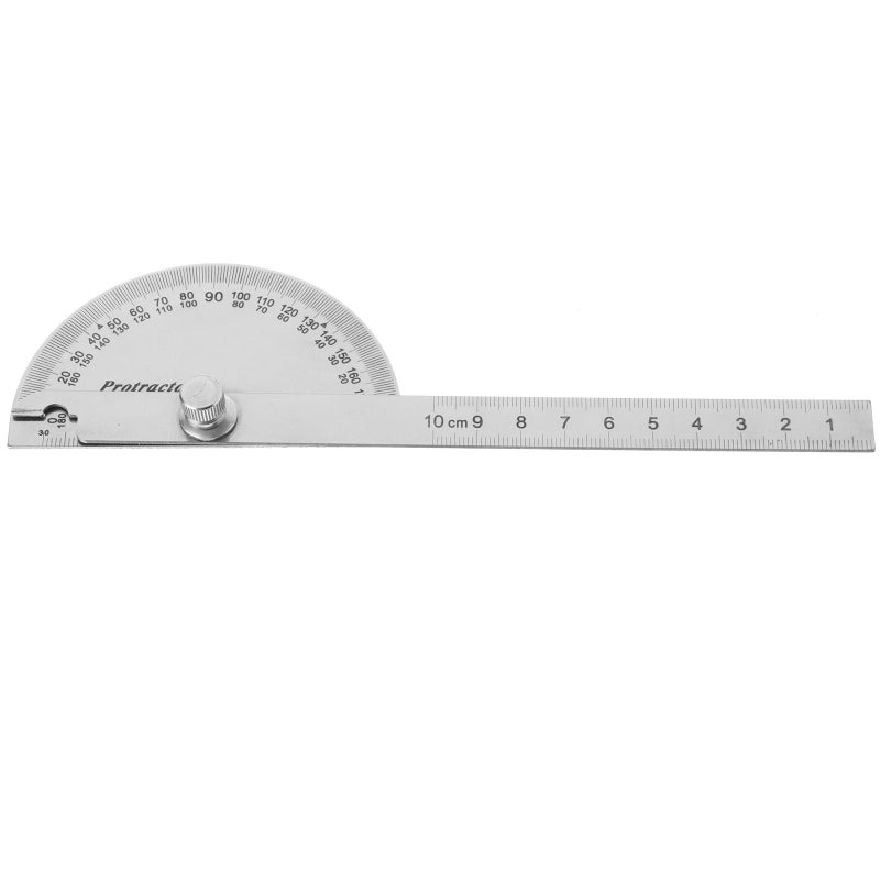 180 Degree Protractor Angle Finder Woodworking Ruler Single Arm Straight Edge for Carpentry Measurement - Image 2