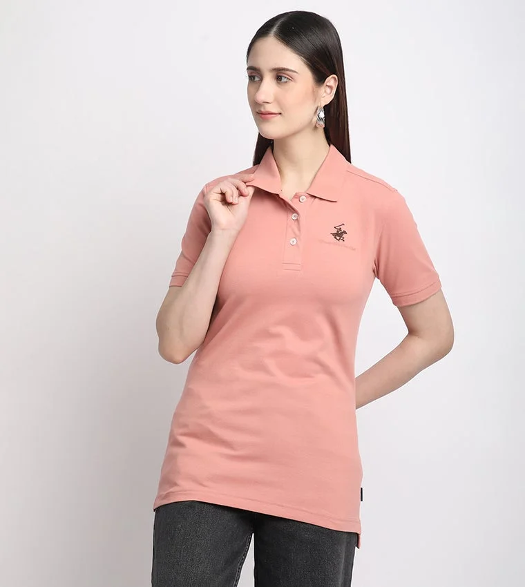 بيفرلي هيلز بولو كلوب Logo Embroidered Polo T-Shirt