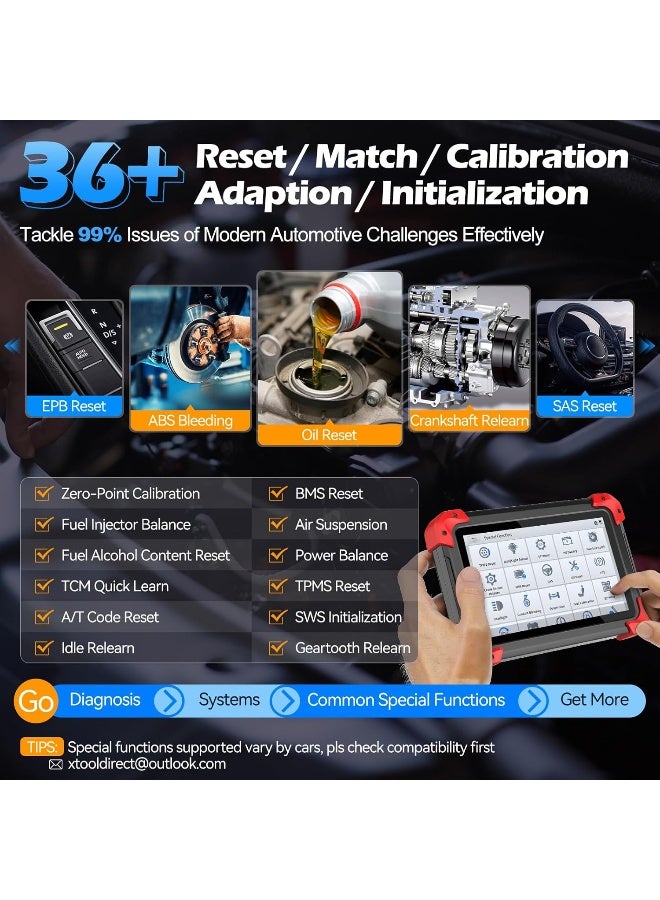 XTOOL XTOOL D7 OBD2 Scanner Bidirectional Scan Tool  - Image 2