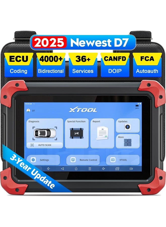 XTOOL XTOOL D7 OBD2 Scanner Bidirectional Scan Tool  - Image 1
