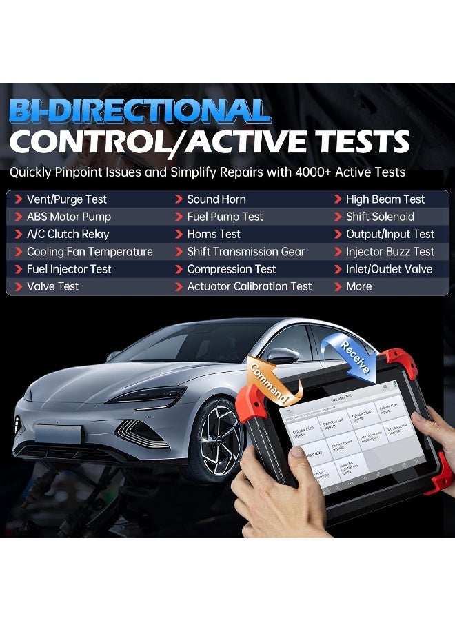 XTOOL XTOOL D7 OBD2 Scanner Bidirectional Scan Tool  - Image 3