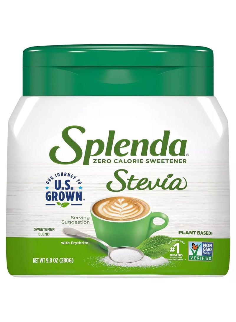 Natural Stevia Zero Calorie Sweetener Keto 280 G
