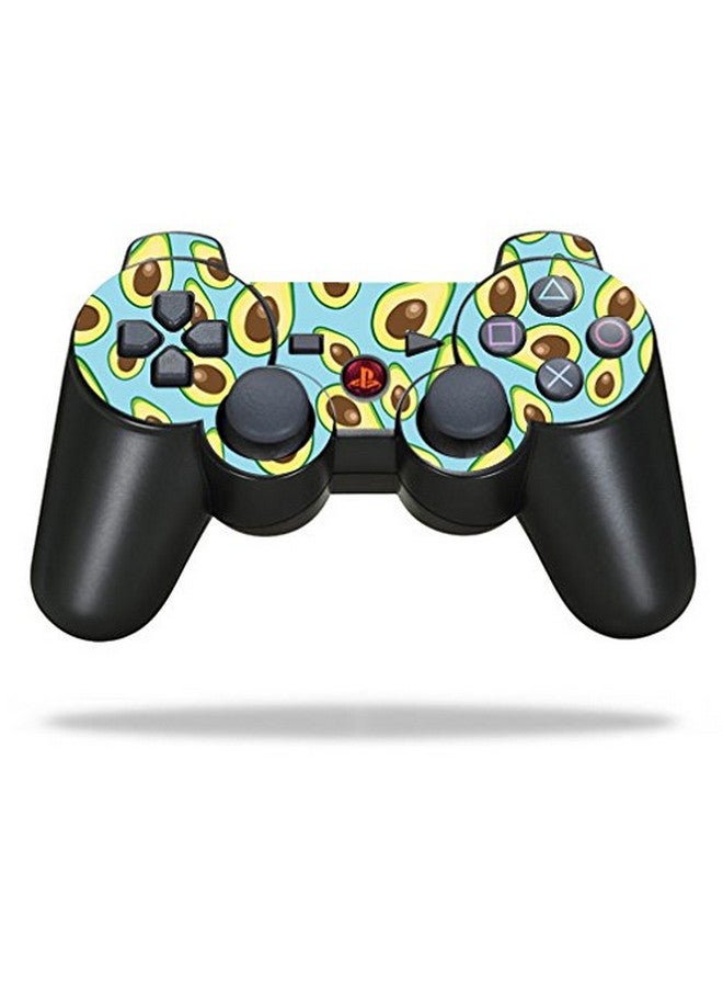 مايتي سكينز غلاف لاصق واقٍ مصنوع من الفينيل متوافق مع جهاز تحكم Sony Playstation 3 Ps3 وملصقات لاصقة باللون الأزرق الأفوكادو - Image 1